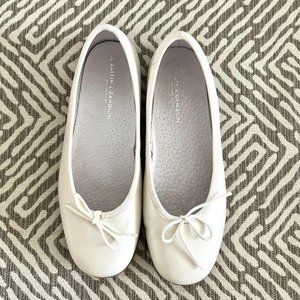Saltin Banquin Girl’s Ballerina Flats - Off-White
